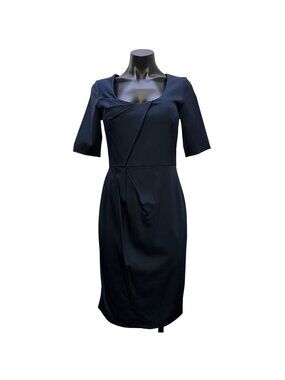 Lela Rose Navy Sheath Dress Size 4
